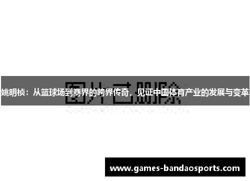 姚明桢：从篮球场到商界的跨界传奇，见证中国体育产业的发展与变革